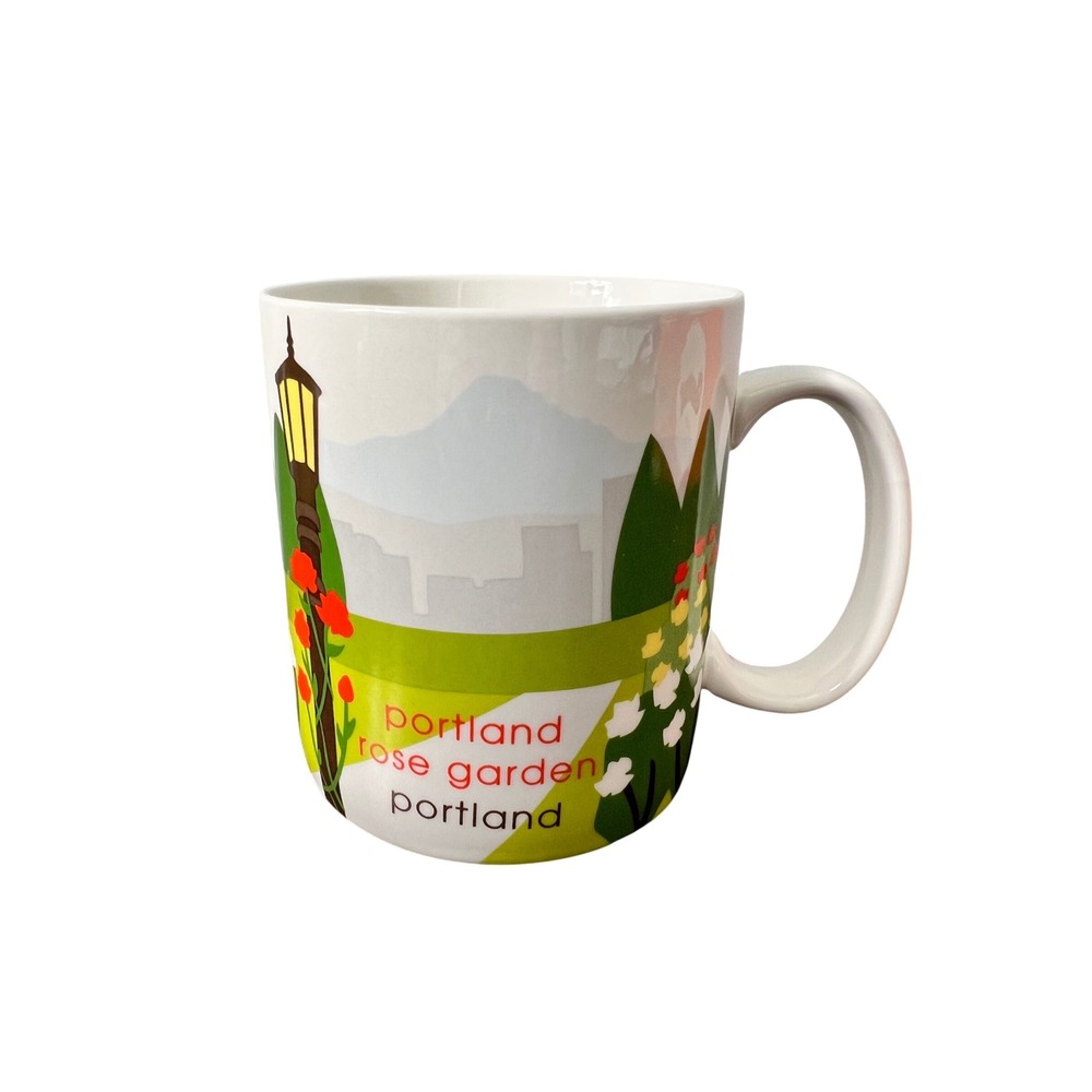 Starbucks 2007 Portland Rose Garden Architecture Series Coffee‎ Mug 18oz